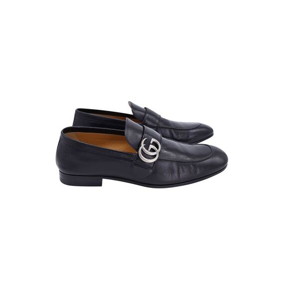 Gucci GG Marmont Loafers in Black Leather - Picture 1 of 8
